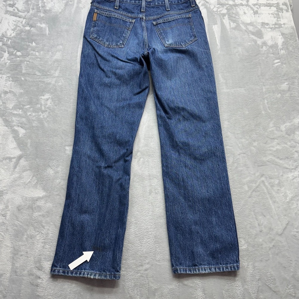 Cinch Jeans Men's 33x32 Blue Denim Medium Dark Wash Relaxed Fit Boot Cut Western - Picture 5 of 16